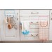 Vivian Over Cabinet Towel Ring Rack Bathroom Kitchen Cupboard Hanging Holder Set of 2 PCS (Pink) - B06XX6JD4S
